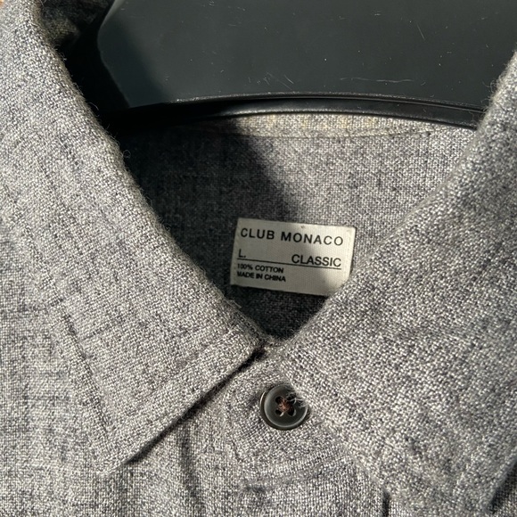 CLUB MONACO | Grey shirt - Picture 2 of 3